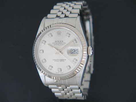 rolex datejust rhodium wijzerplaat|Rolex Datejust 16234 production years.